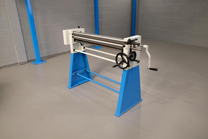 MACH-ROLL 1000 mm x 60mm geared bending rollers