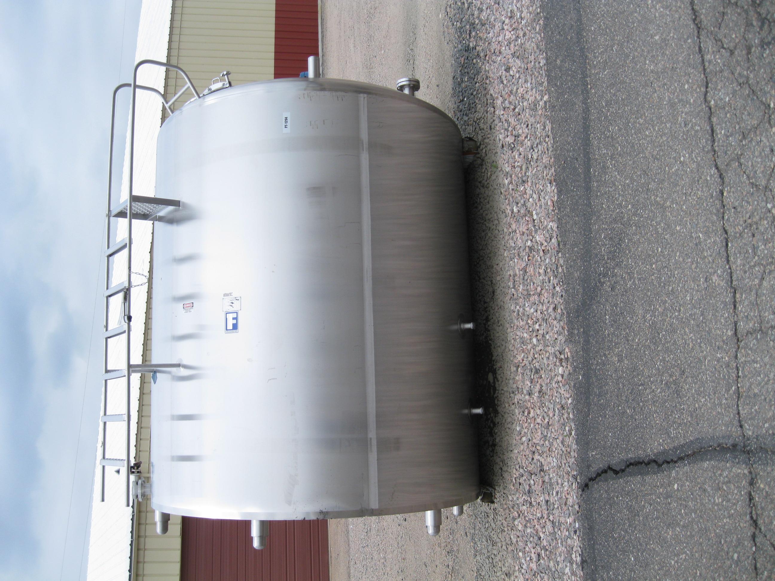Usado 2500 GALLON PROCESSOR TANK. FELDMEIER SERIAL A864-00