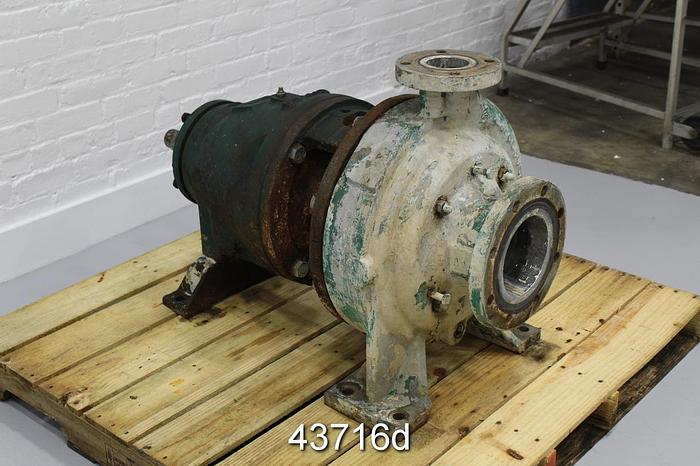 Used Goulds 3175 3x6x12 Pump, Stainless Steel Casing #43716