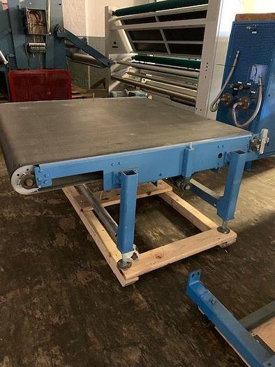 Used 60" ROSENTHAL SHEETER MODEL WM-5HIRSHEAAAAP-OK24 W/ OUTPUT CONVEYOR