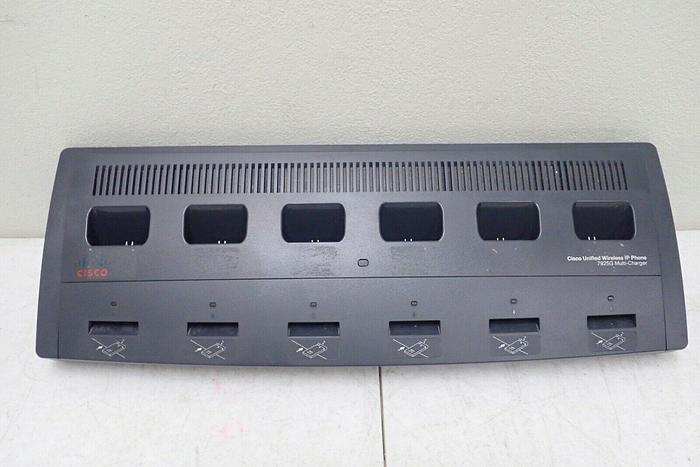 Used Cisco 74-5475-01 B0 Wireless IP Phone 7925G Multi-Charger w/ Power Supply