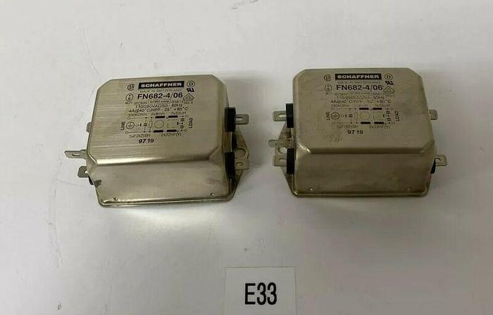 *NEW* Schaffner FN 682-4/06 EMI Power Line Filter 4A 250VAC 60Hz + Warranty!