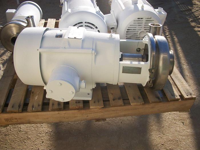 Used Pump, Centrif., 7.5 HP, 4", Tri Clover, Mdl C328MD21T-S #S739633