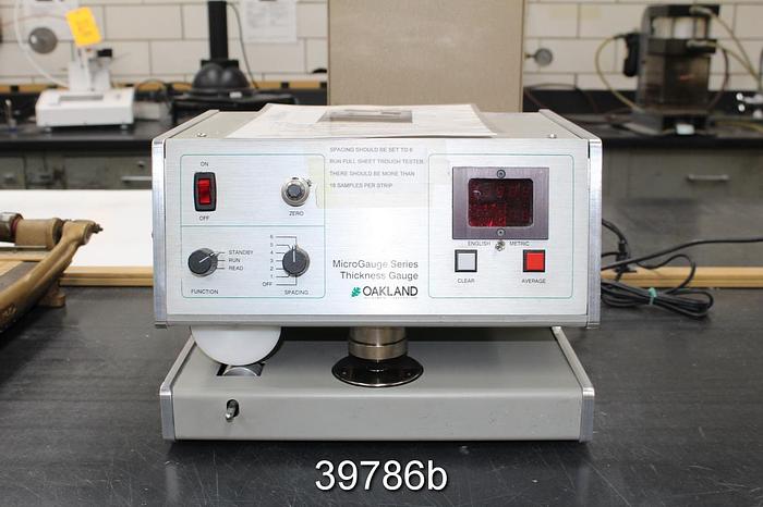 Used Oakland MX 1210 Micro Thickness Gauge #39786