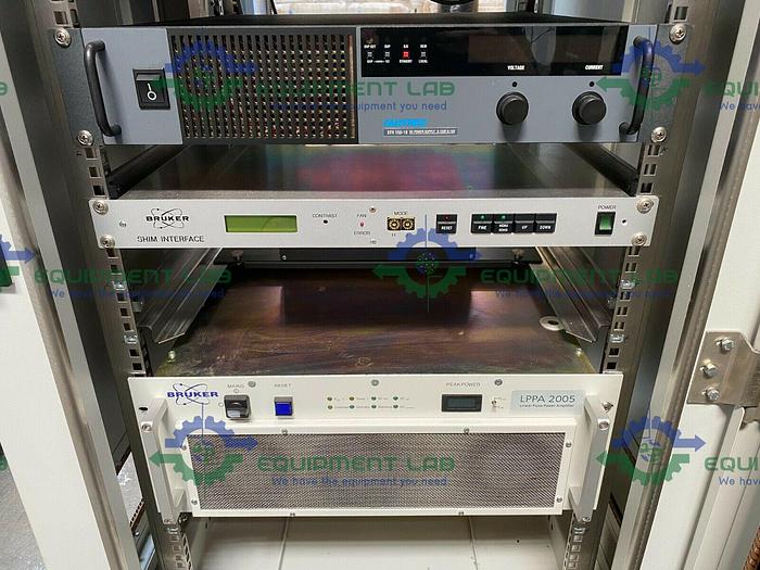 Used Bruker NMR Console w/ Spectrospin H2903 Mainframe, Dressler LPPA, & More Modules
