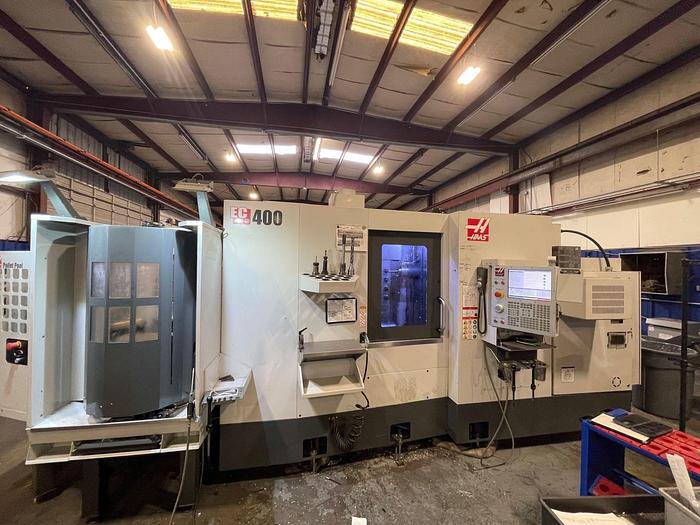 Used 2020 HAAS EC-400 PP 4-Axis CNC Horizontal Machining Center With  Pallet Pool