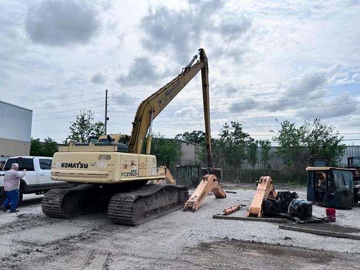 Used 2002 KOMATSU PC270LC-6L LONG REACH EXCAVATOR