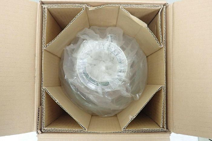 Used Kimble Kimax 14950-25 Heavy-Duty Glass Solution Bottle Carboy, 2.5 gallon