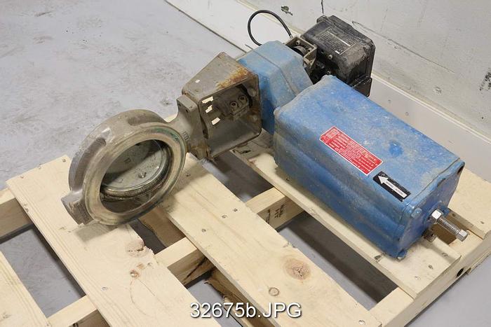 Used Neles Jamesbury 815W113600XZ 6" Control Butterfly Valve #32675