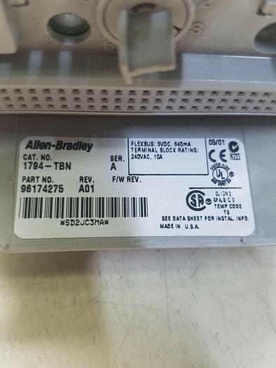 Used ALLEN-BRADLEY 1794-TBN SER. A (12595)