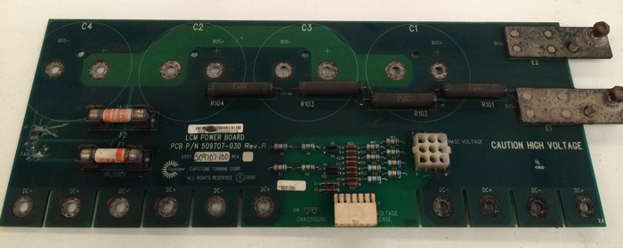 Capstone Turbine LCM Power Board for C60 Microturbine (P/N 509707-030)