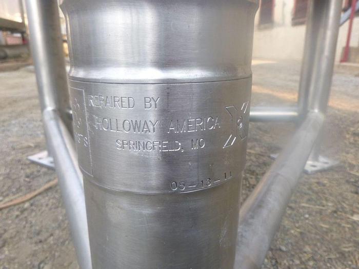 Used Reactor, 158 Gallon, 316L S/st, Jkt, 50 PSI, Precision B #S744225