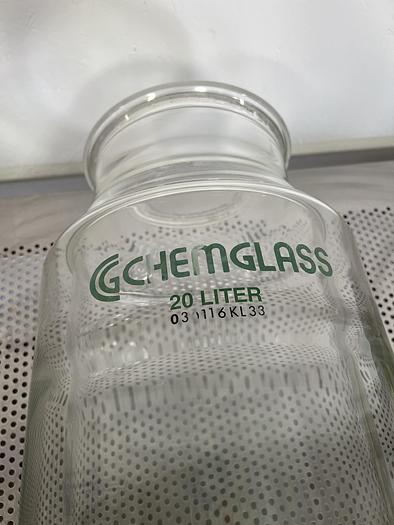 Used Chemglass 20L Jacketed Process Reaction Vessel