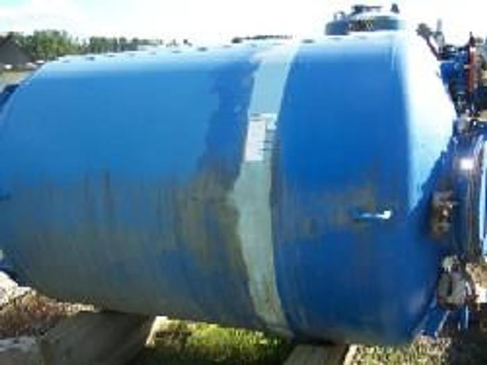 Used Pfaudler 1000 gallon #5014 glass lined vertical tank