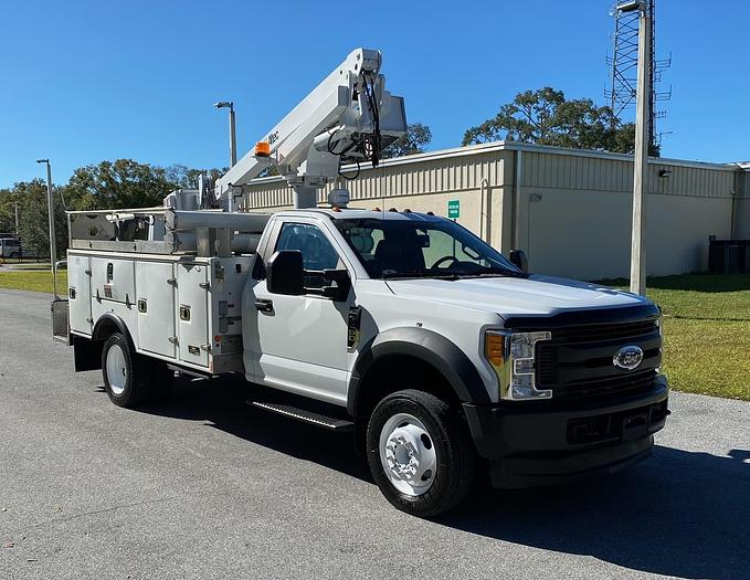 Used 2017 Ford F450 XL Altec AT200A 35' Bucket Truck - 69610