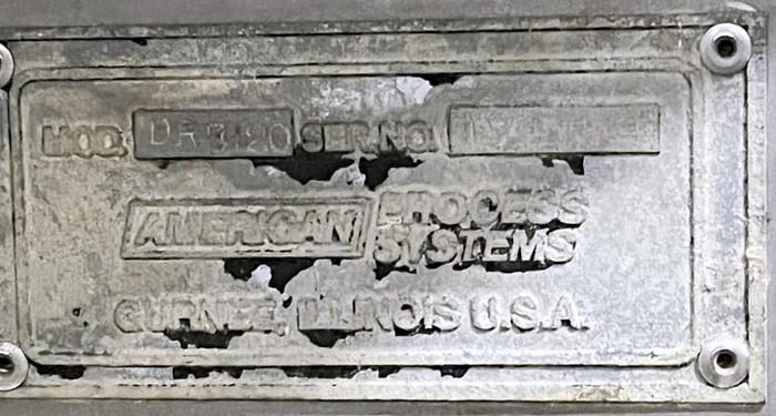 Used 120 CU. FT. AMERICAN PROCESS HEAVY DUTY DOUBLE RIBBON BLENDER - S/S - 50 HP