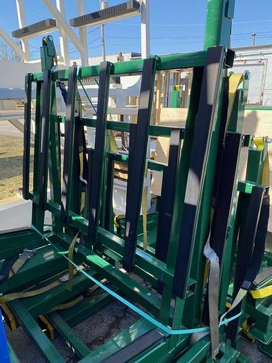 Used 6,800 Lb. Capacity Sheet Glass Storage Rack