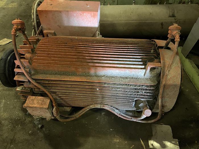 Used 100 HP GENERAL ELECTRIC MOTOR 1190 RPM