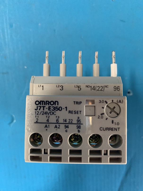 Used Omron Over Current Relay J7T-E350-1