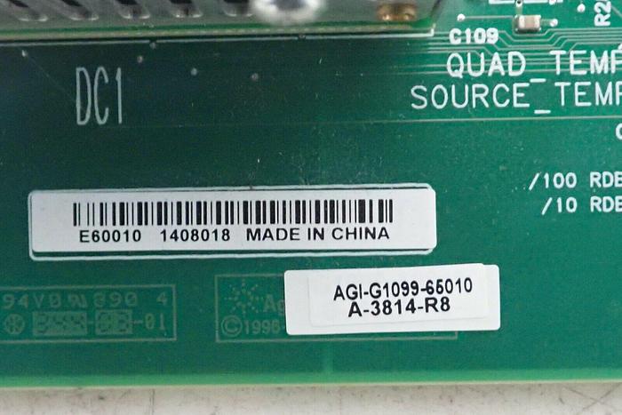 Used Agilent G1099-65010 GCMS Sideboard PCA for 5973