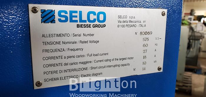 Used 1998 Biesse Selco 110 L, Used Beam Saw, Used Panel saw