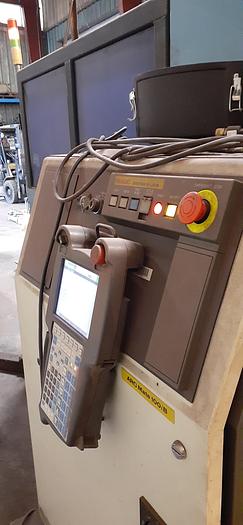 Used LINCOLN DUAL TRUNNION WELD CELL WITH FANUC ARCMATE 100iB ROBOT LINCOLN 455M WELDING POWER SUPPLY LOW HOURS