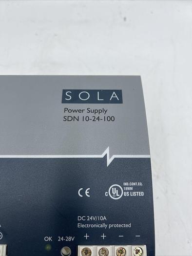 Used SOLA SDN 10-24-100