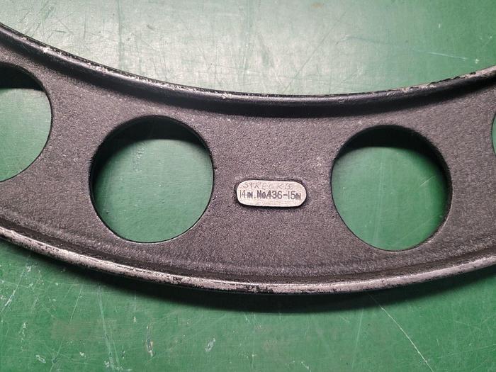 Used Starrett No. 436 Precision Outside Micrometer 14''-15'' No Case