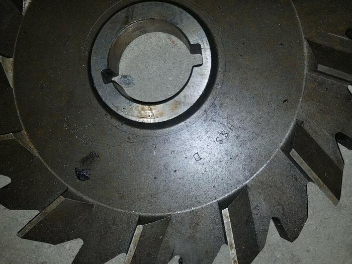 Used 1 1/2" B&S Tool Co & National Twist Drill Flat Slab Cutting Mills, 8'' x 5/8''T