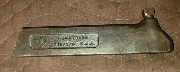 Used Armstrong 83-098 Tungsten Carbide Straight Shank Lathe Tool Holder