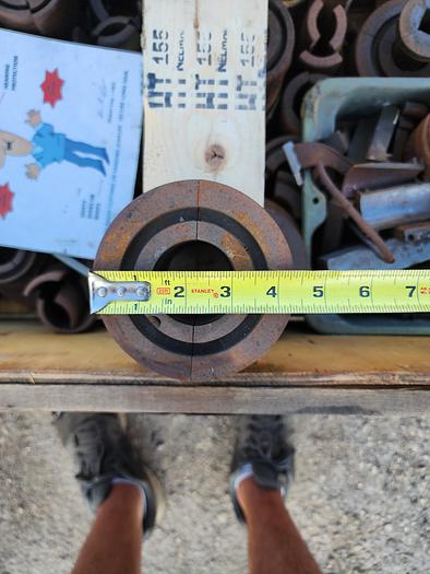 Used Hydraulic Pipe Expanding Machine w/Enerpac Pump & Cylinder Up To 7" Dies Included