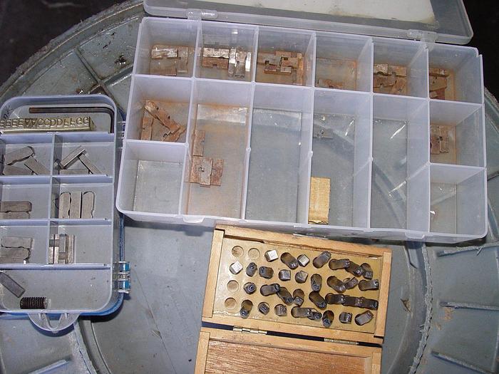 Used Imperial 3 Ton Stamp Marking Machine Mdl #: PB-6