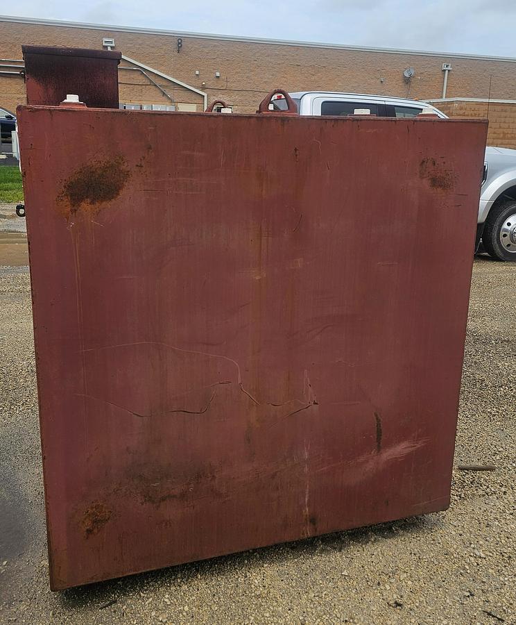 Used 500 Gallon Hoover Lube Cube Above Ground Fuel Storage Tank 