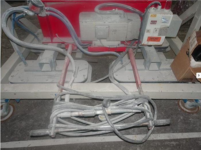 Used Certex/Aero-Lift 4000/4L Cup Vacuum Sheet Lifter w/4 Ton Capacity & 5 Ton Bar