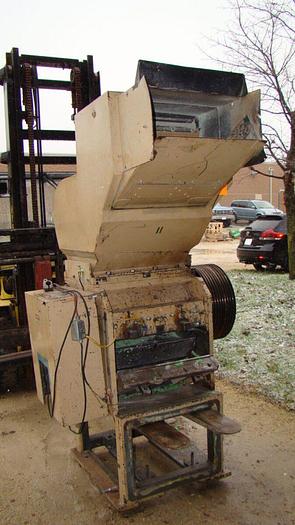 Used Conair 75 Hp “Hushgard” Plastics Granulator #SK220801 w/75 Hp VEM Electric Motor