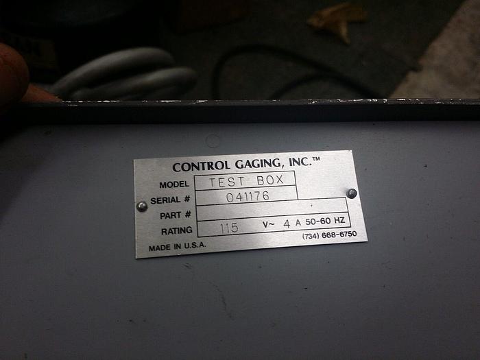 Used Control Gaging Inc. Test Box S/N #041176