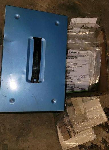 Used Haeger HP6-B Hydraulic 6 Ton Insertion Press w/Tooling as pictured