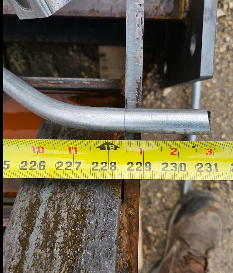 Used 2000# Shop Built 33' Span x 40' Runway Freestanding Bridge Crane & 1 Ton Hoist 