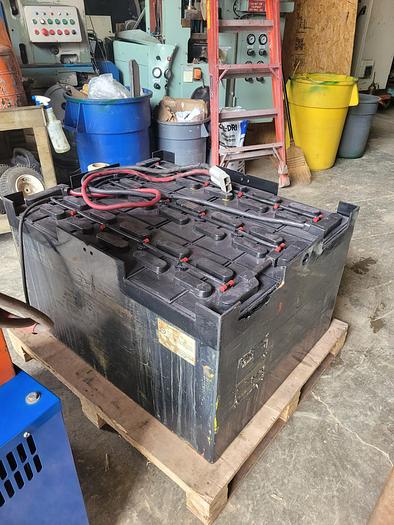 Used 36V Industrial Electric Lead Acid Forklift Battery 31.5” x 38.5” x 22.5” Tall