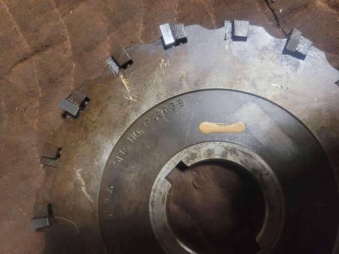 Used Carboloy Futurmill 8'' Carbide Cutter Mill ASL-0818-5 18 Insert 2'' Arbor