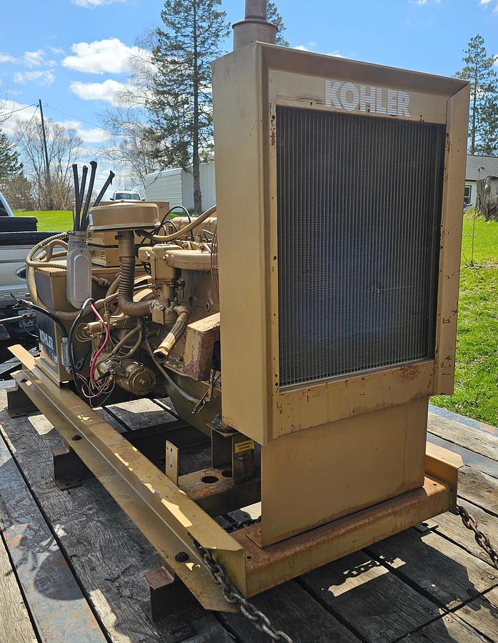 Used 50 kW Kohler 55RZ82 Fast Response LP Generator Set - 794 Hours