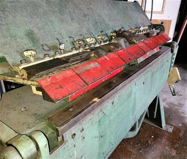 Used 4′ x 14 Gage Chicago Dries & Krump Box and Pan Finger Brake #BPO-414-6