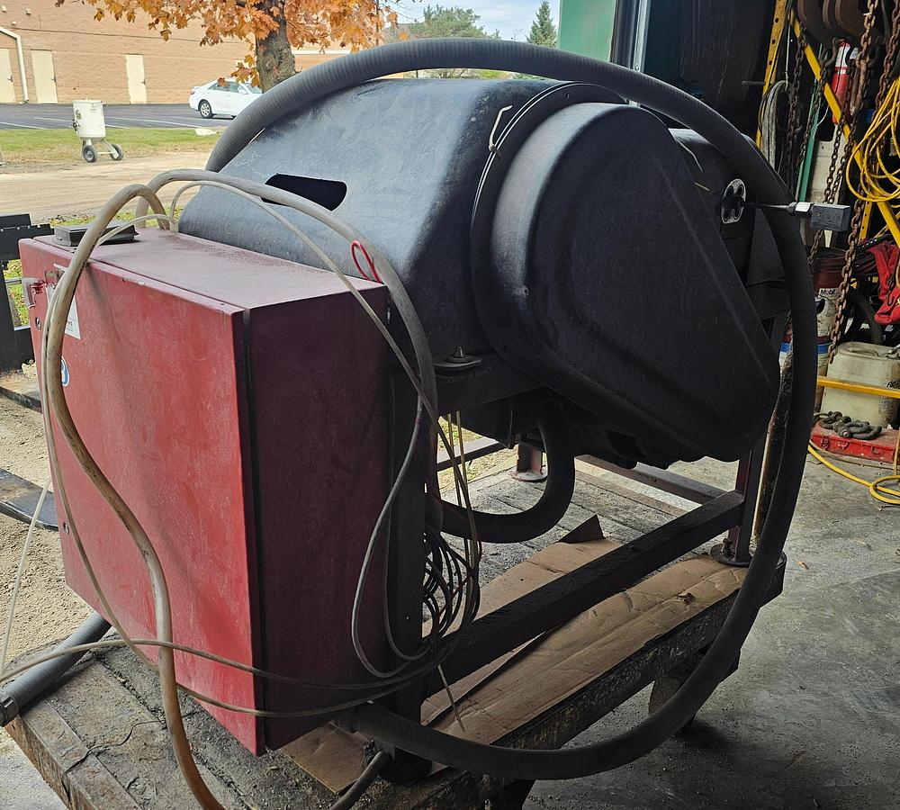 Used 2010 Omax Maxiem 2030 CNC Waterjet Cutting System & Abrasive Blast Hopper