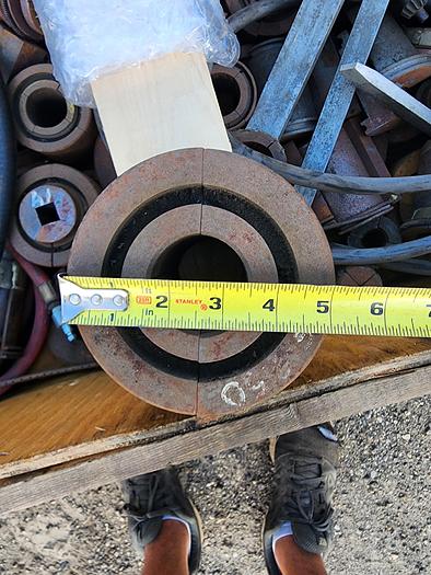 Used Hydraulic Pipe Expanding Machine w/Enerpac Pump & Cylinder Up To 7" Dies Included