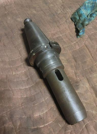 Used Sandvik A390.45-50 60 050M CAT50 Tool Holder & #4MT Adapter 391.41-04 63 155