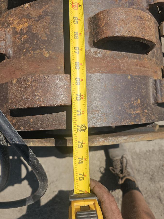 Used 72" Bobcat Hydraulic Sheep Foot Vibratory Roller Skid Steer Quick Attachment 