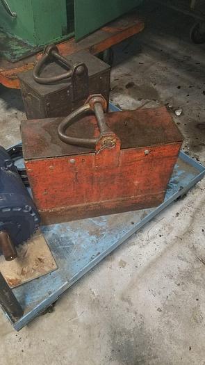 Used Power Grip 5,000# cap. lifting magnet Model#: L8-5G