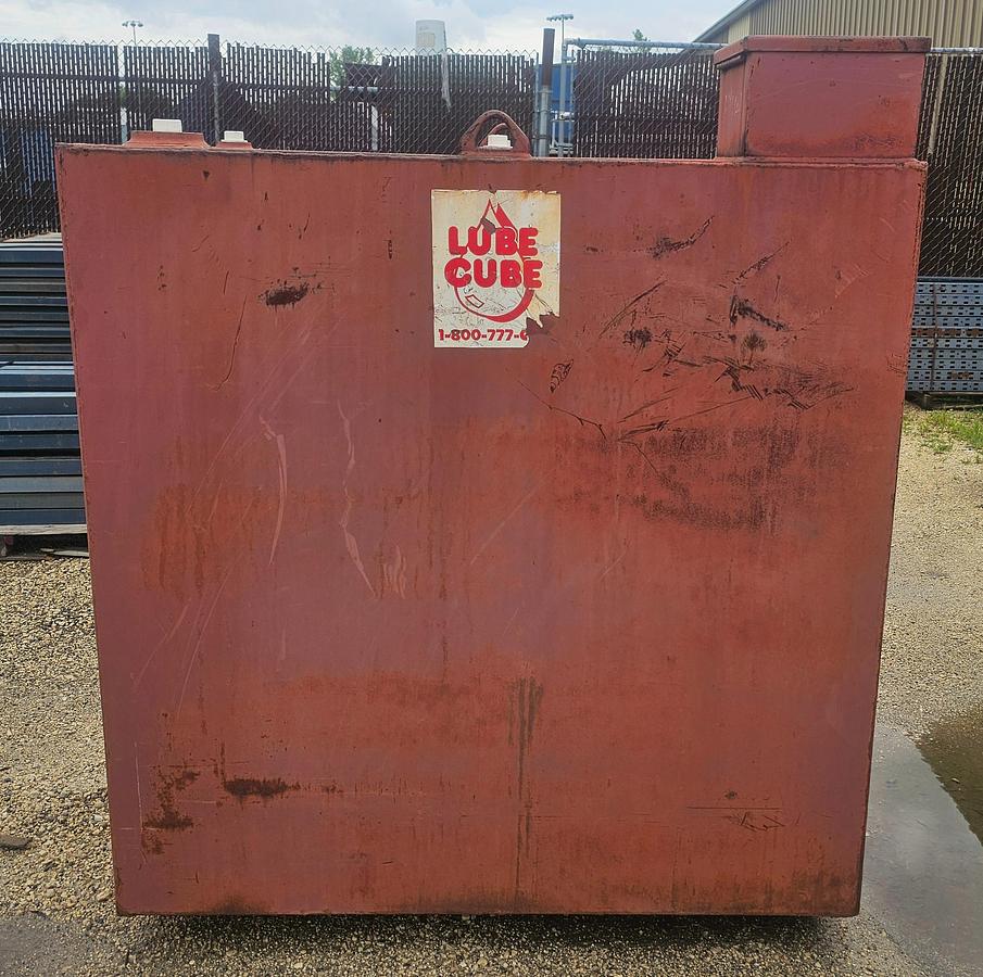Used 500 Gallon Hoover Lube Cube Above Ground Fuel Storage Tank 