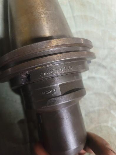 Used Sandvik Basic CAT50 Holder 390.272-50 63 027 & End Mill Adpt. A391.20-19 63 070