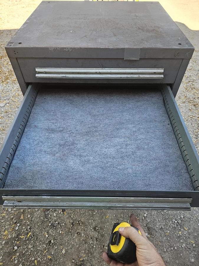 Used Stanley Vidmar 6-Drawer Industrial Modular Tooling Cabinet (30" x 28" x 44")